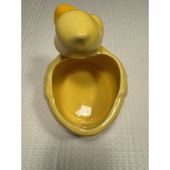 Wowser Ceramic Yellow Duckie Planter Vase 6 Inches - Picture 5 of 9